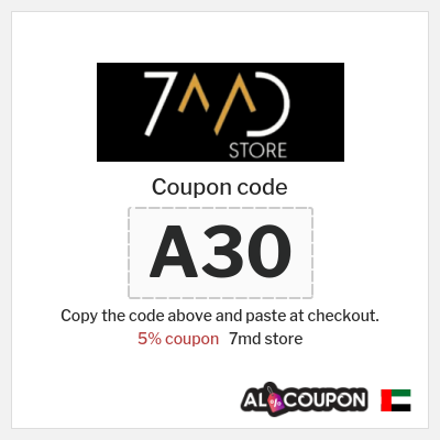 Coupon for 7md store (A30) 5% coupon