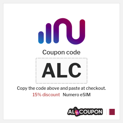 Coupon discount code for Numero eSIM Exclusive 15% Coupons