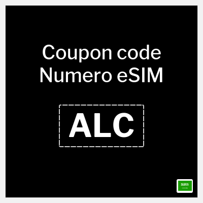 Coupon discount code for Numero eSIM Exclusive 15% Coupons
