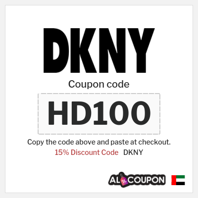 Coupon for DKNY (HD100) 15% Discount Code 