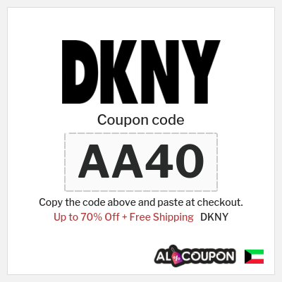 Coupon for DKNY (AA40) Up to 70% Off + Free Shipping