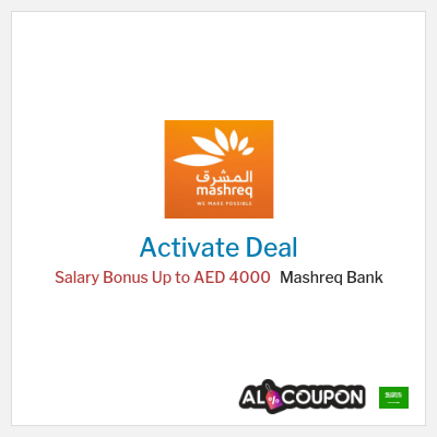 Coupon discount code for Mashreq Bank Exclusive Rewards & Deals Today