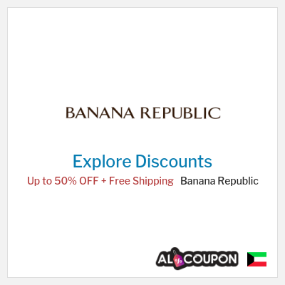 Sale for Banana Republic (AA40) Up to 50% OFF + Free Shipping