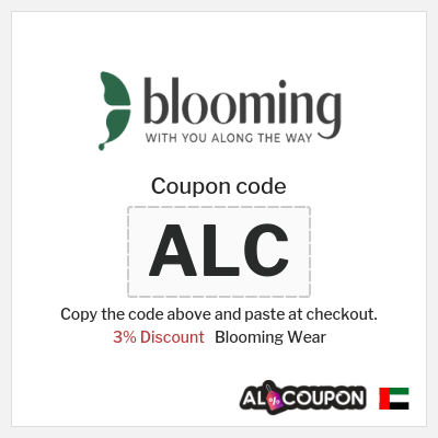 Coupon for Blooming Wear (ALC) 3% Discount