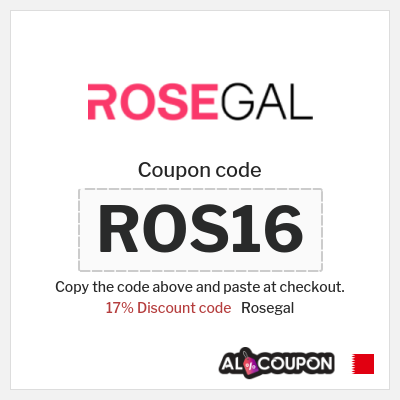 Coupon discount code for Rosegal Exclusive 17% discount code