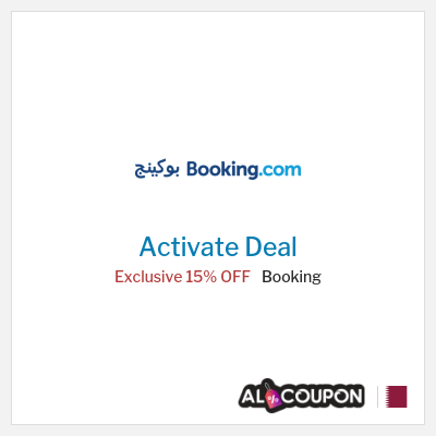 Coupon discount code for Booking