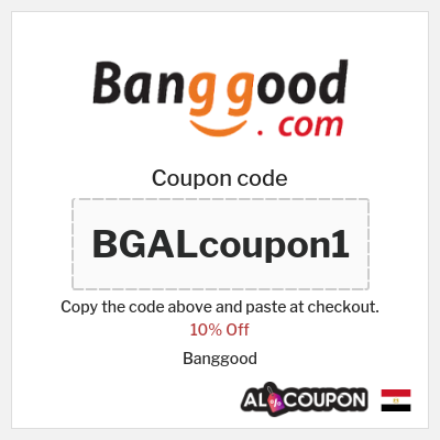 Coupon discount code for Banggood Coupons & offers up to 10% OFF