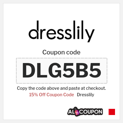 Coupon for Dresslily (DLG5B5) 15% Off Coupon Code 
