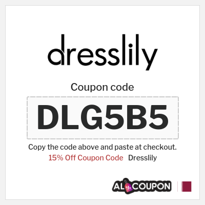 Coupon for Dresslily (DLG5B5) 15% Off Coupon Code 