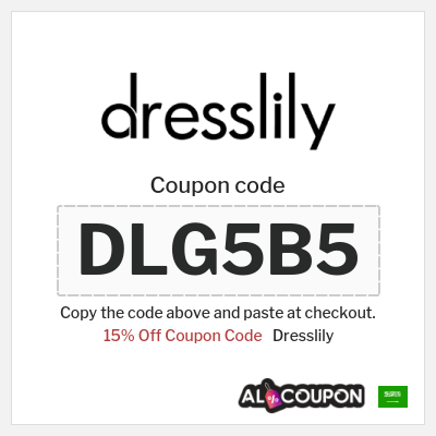 Coupon for Dresslily (DLG5B5) 15% Off Coupon Code 
