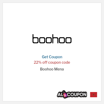 Coupon for Boohoo Mena 22% off coupon code