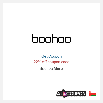 Coupon for Boohoo Mena 22% off coupon code