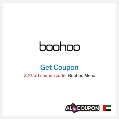 Coupon for Boohoo Mena 22% off coupon code