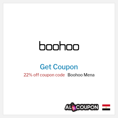 Coupon for Boohoo Mena 22% off coupon code