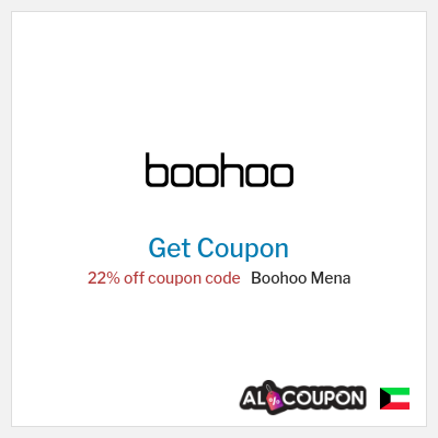 Coupon for Boohoo Mena 22% off coupon code