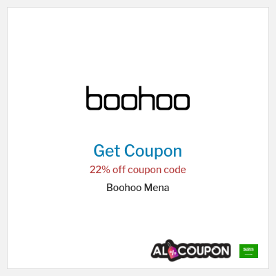 Coupon for Boohoo Mena 22% off coupon code