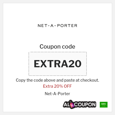 Coupon for Net-A-Porter (EXTRA20) Extra 20% OFF