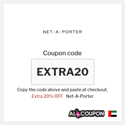 Coupon for Net-A-Porter (EXTRA20) Extra 20% OFF