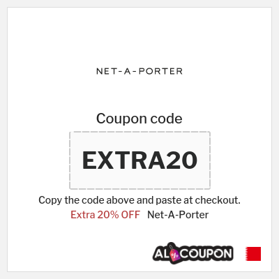 Coupon for Net-A-Porter (EXTRA20) Extra 20% OFF
