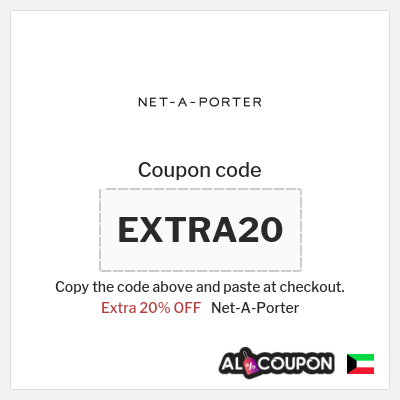 Coupon for Net-A-Porter (EXTRA20) Extra 20% OFF