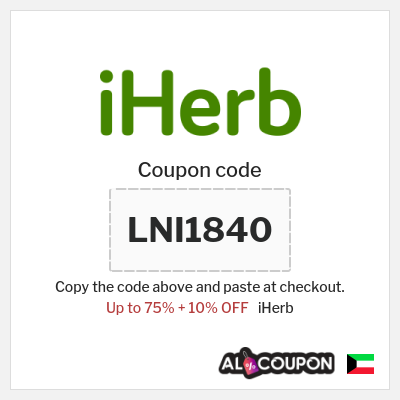 Coupon for iHerb (LNI1840) Up to 75% + 10% OFF