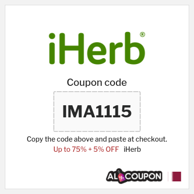 Coupon for iHerb (IMA1115) Up to 75% + 5% OFF