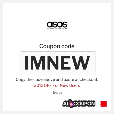 Coupon for Asos (IMNEW) 30% OFF For New Users