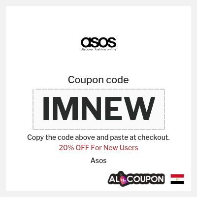 Coupon for Asos (IMNEW) 20% OFF For New Users