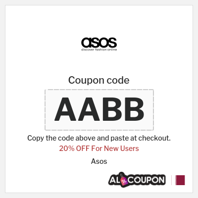 Coupon for Asos (AABB) 20% OFF For New Users