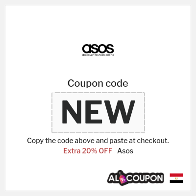 Coupon for Asos (NEW) Extra 20% OFF