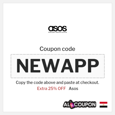 Asos Coupon (NEWAPP) ASOS Promo Code For First Order
