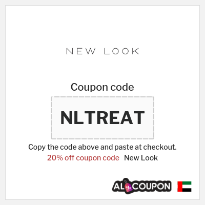 Coupon for New Look (NLTREAT) 20% off coupon code