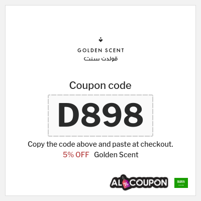 Coupon for Golden Scent (D898) 5% OFF
