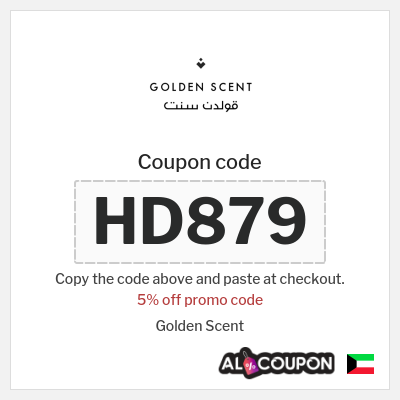 Coupon for Golden Scent (HD879) 5% off promo code