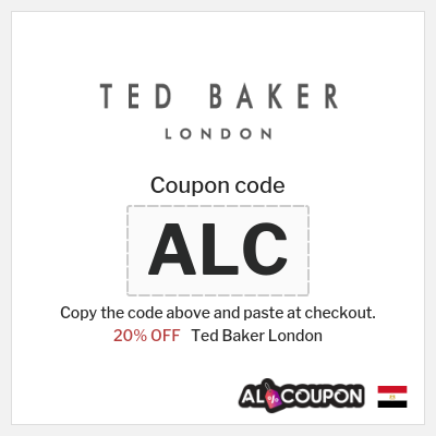Coupon discount code for Ted Baker London 20% Exclusive Coupon