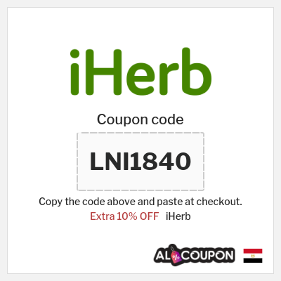 Coupon for iHerb (LNI1840) Extra 10% OFF