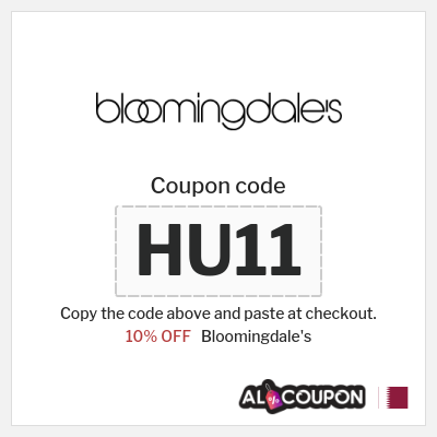 Coupon discount code for Bloomingdale's 10% OFF