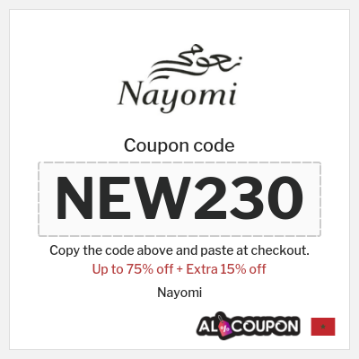 Coupon discount code for Nayomi 5% Voucher code