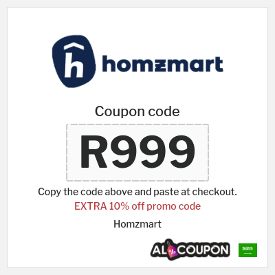 Coupon for Homzmart (R999) EXTRA 10% off promo code