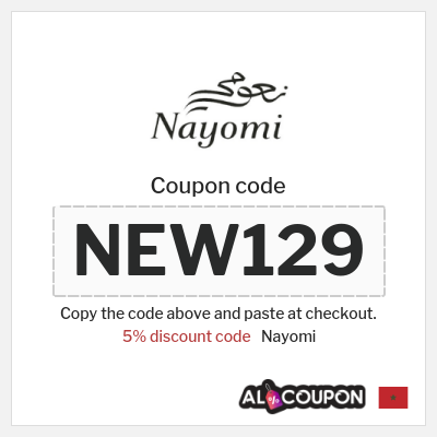 Coupon for Nayomi (NEW129) 5% discount code