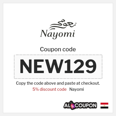 Coupon for Nayomi (NEW129) 5% discount code