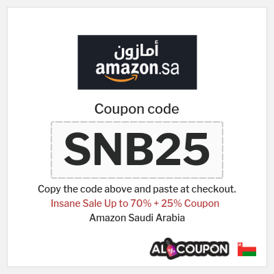 Coupon discount code for Amazon Saudi Arabia Up to 70% Discounts + Free Shipping