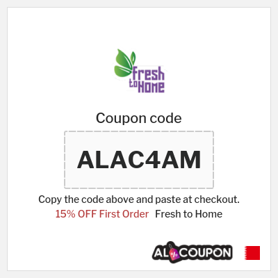Coupon discount code for Fresh to Home Uo to 15% OFF Discounts