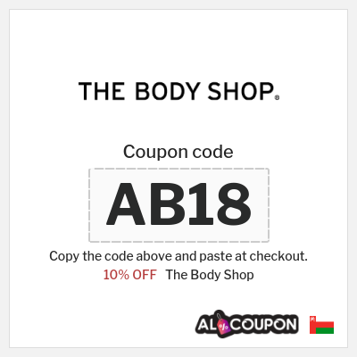 Coupon discount code for The Body Shop 10% Exclusive Promo Code