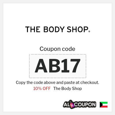 The Body Shop Coupon (AB17) The Body Shop Coupon Code on All Items