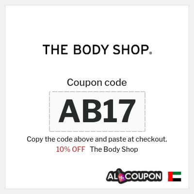 Coupon for The Body Shop (AB17) 10% OFF