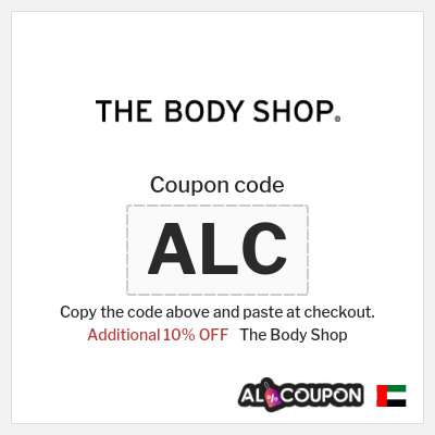 Coupon for The Body Shop (ALC) Additional 10% OFF