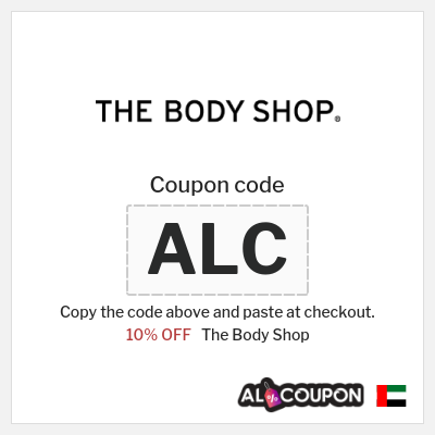 The Body Shop Coupon (ALC) The Body Shop Coupon Code on All Items