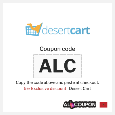 Coupon discount code for Desert Cart 10% Exclusive discount