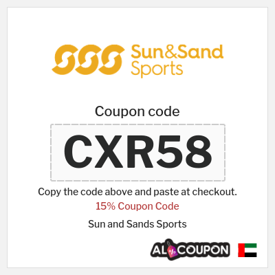 Coupon discount code for Sun and Sands Sports Up to 15% OFF